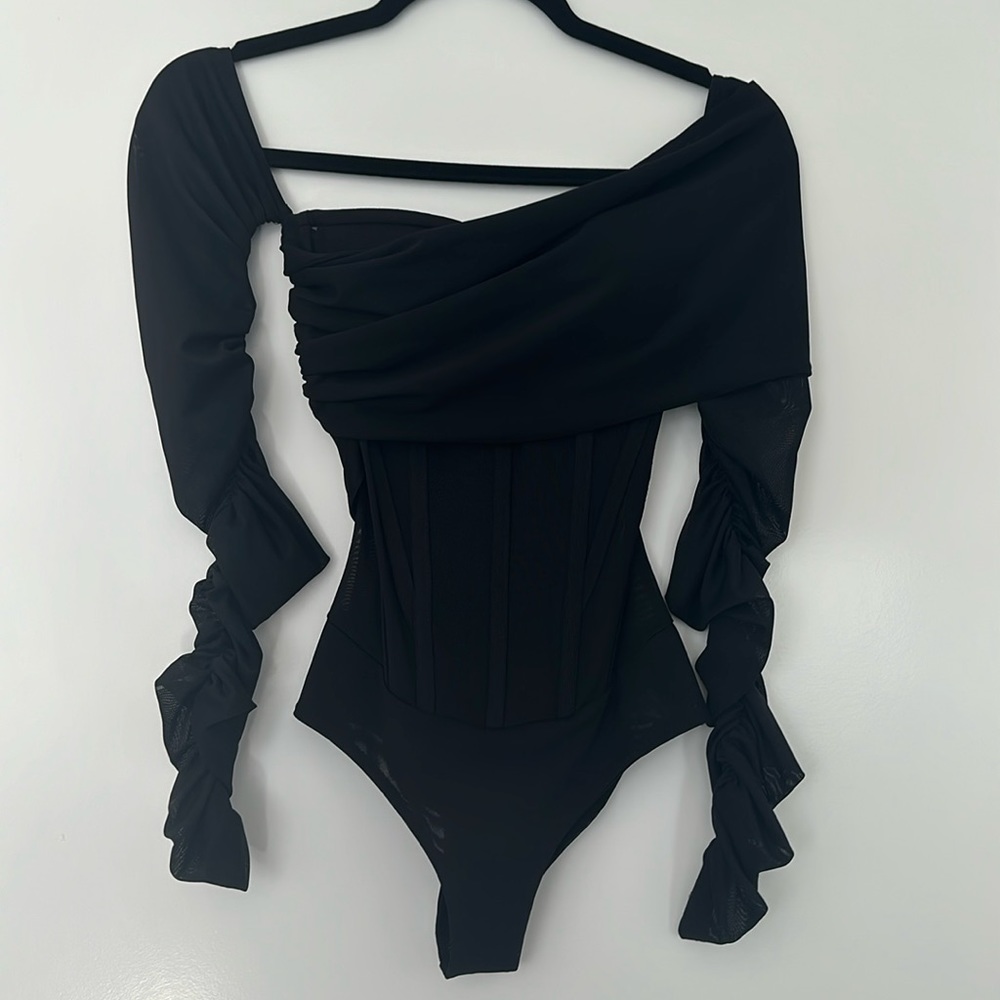 LEAU - Corset mesh bodysuit